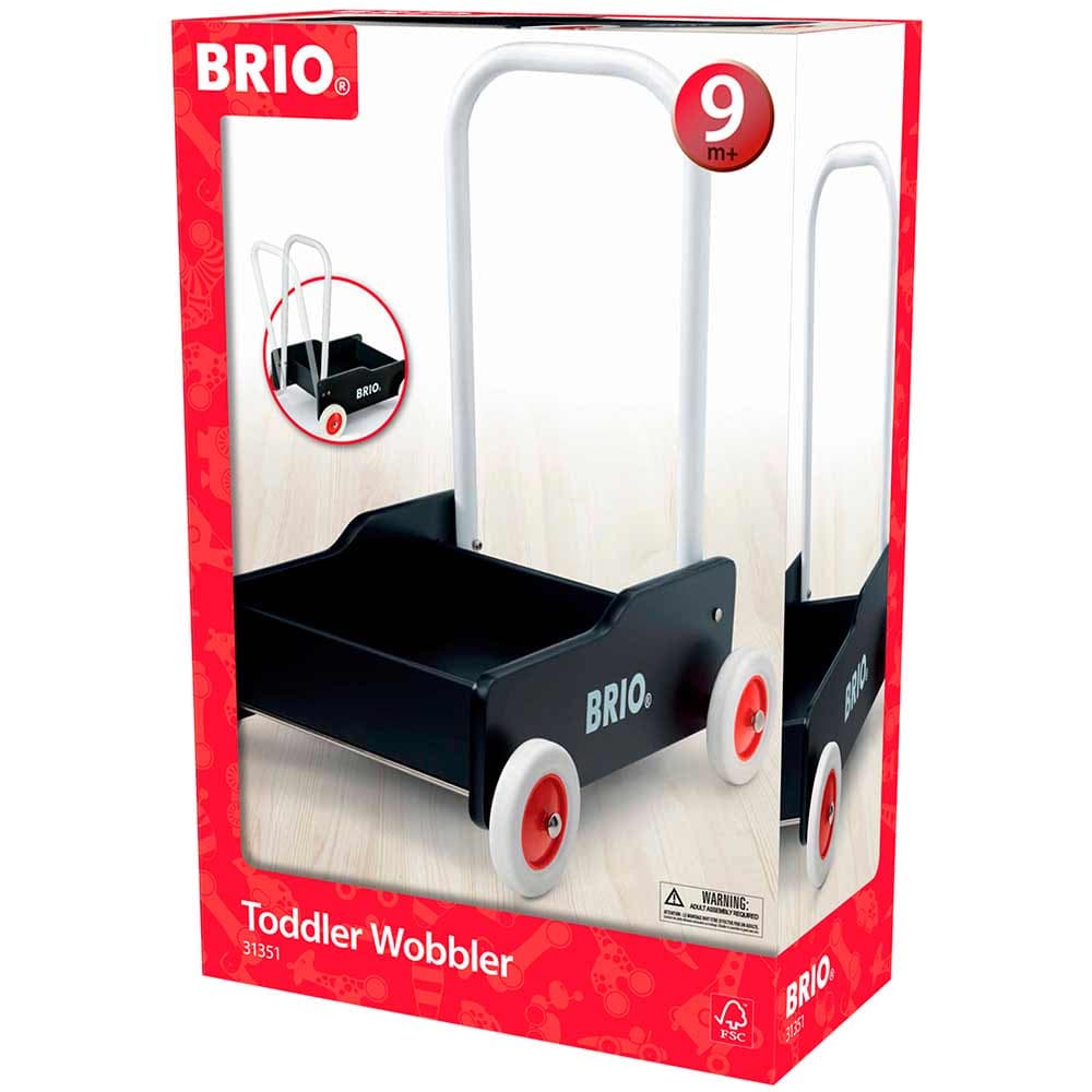 Каталка для малюків BRIO чорна 31351 Каталка для малюків BRIO чорна 31351