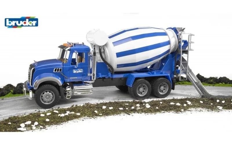 Бетоновоз Mack Granite Bruder 02814 фото 3 Бетоновоз Mack Granite Bruder 02814 фото 3