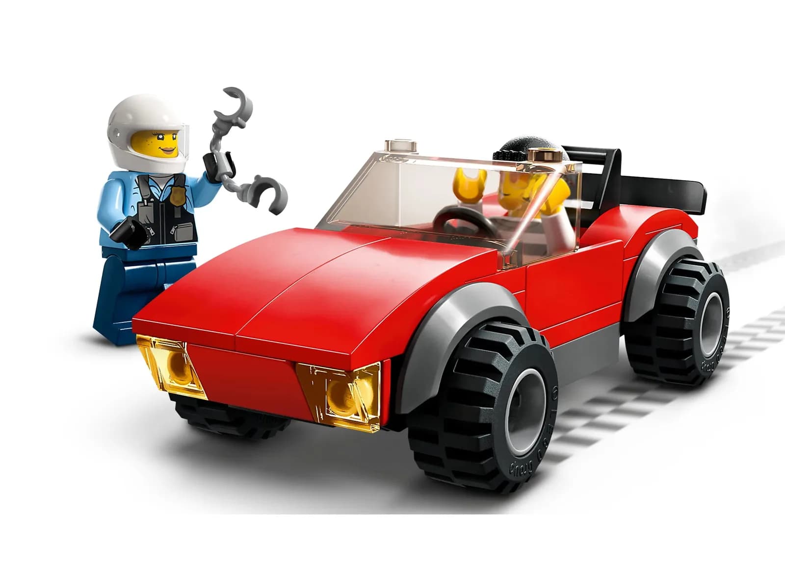 Конструктор Lego City Преследование автомобиля на полицейском мотоцикле 59дет 60392 фото 3 Конструктор Lego City Преследование автомобиля на полицейском мотоцикле 59дет 60392 фото 3