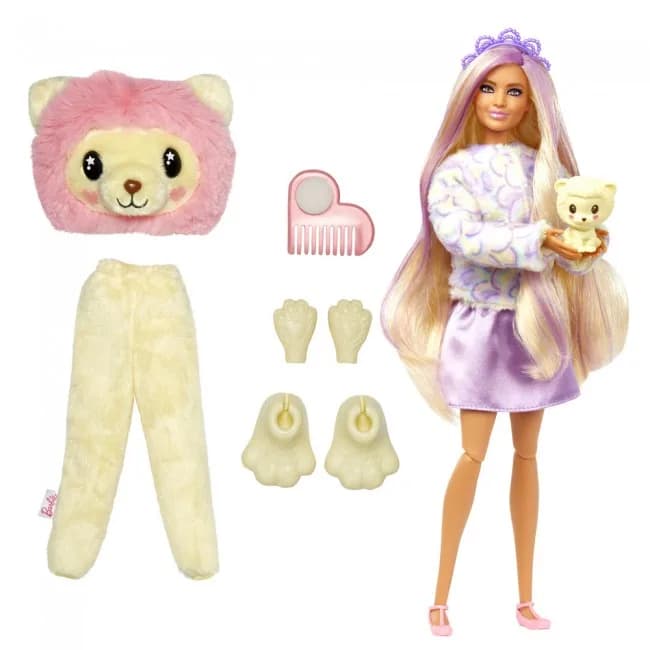 Лялька Barbie Cutie Reveal Левеня HKR06 фото 7 Лялька Barbie Cutie Reveal Левеня HKR06 фото 7