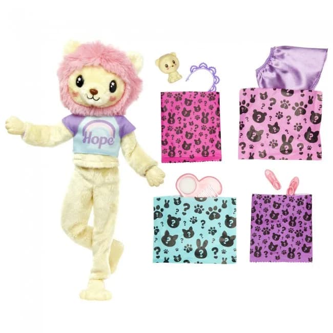 Лялька Barbie Cutie Reveal Левеня HKR06 фото 6 Лялька Barbie Cutie Reveal Левеня HKR06 фото 6
