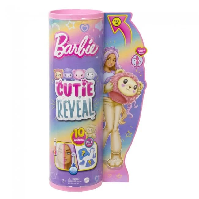 Лялька Barbie Cutie Reveal Левеня HKR06 фото 2 Лялька Barbie Cutie Reveal Левеня HKR06 фото 2