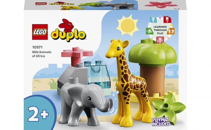 Конструктор Duplo Дикие животные Африки 10дет 10971 Конструктор Duplo Дикие животные Африки 10дет 10971