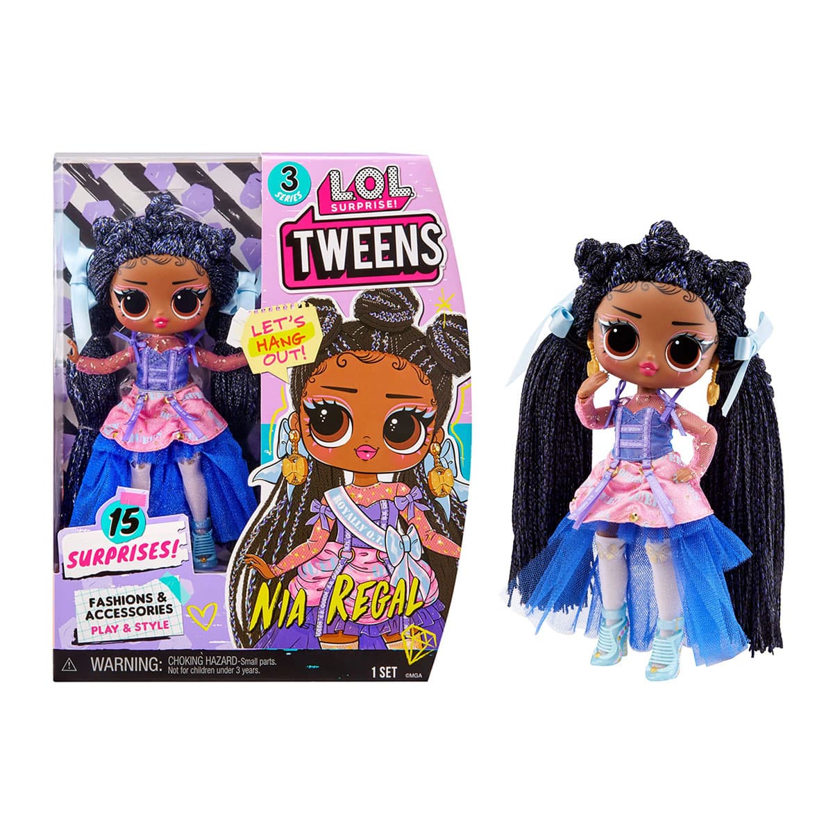 Игровой набор с куклой LOL Surprise Tweens S3 Ния Ригал с аксессуарами 584087 Игровой набор с куклой LOL Surprise Tweens S3 Ния Ригал с аксессуарами 584087