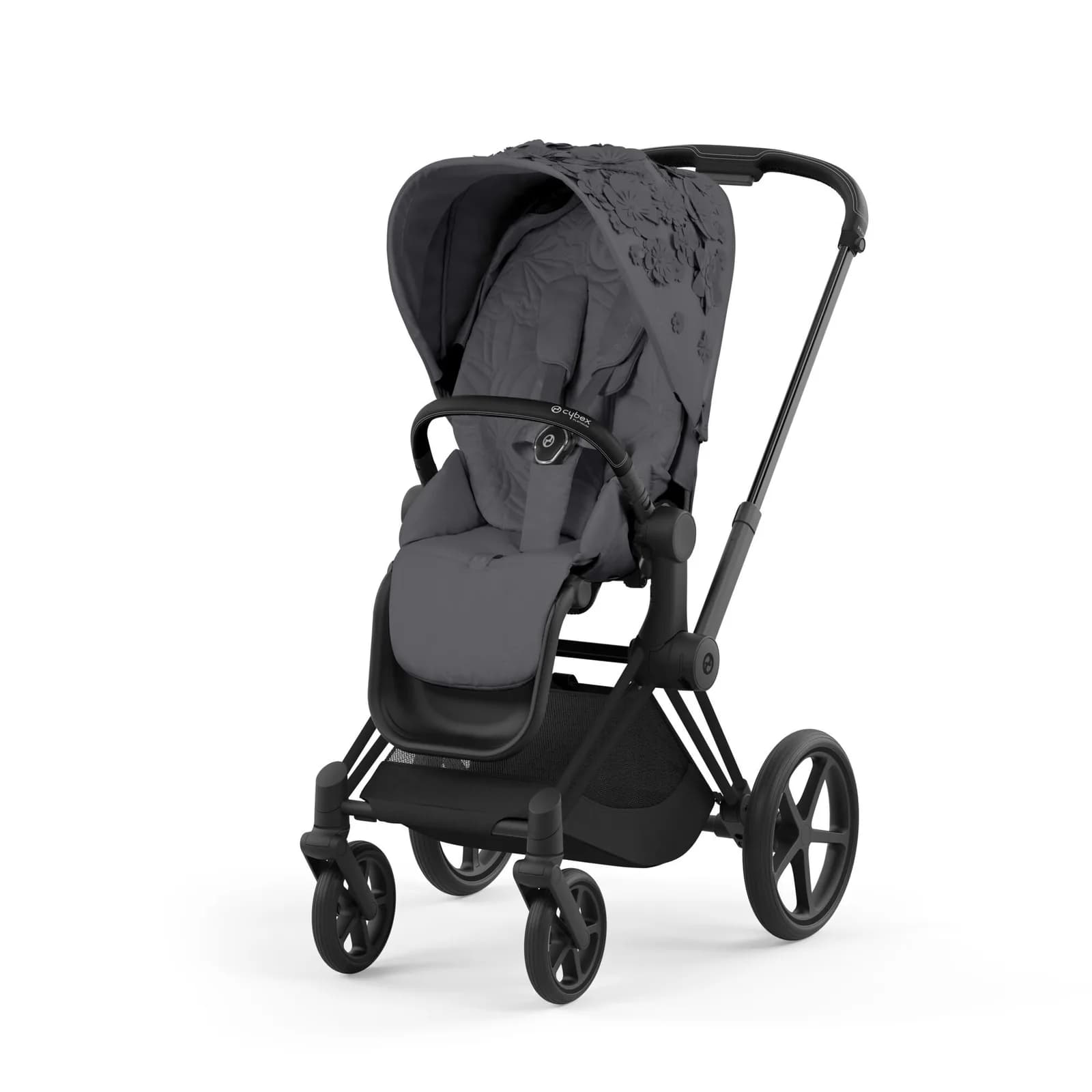 Текстиль для прогулочного блока Cybex Priam Simply Flowers Grey 521002833 фото 3 Текстиль для прогулочного блока Cybex Priam Simply Flowers Grey 521002833 фото 3