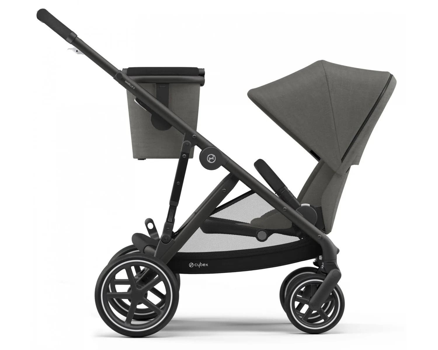 Коляска прогулочная CYBEX Gazelle S Soho grey mid grey 520002115 фото 4 Коляска прогулочная CYBEX Gazelle S Soho grey mid grey 520002115 фото 4
