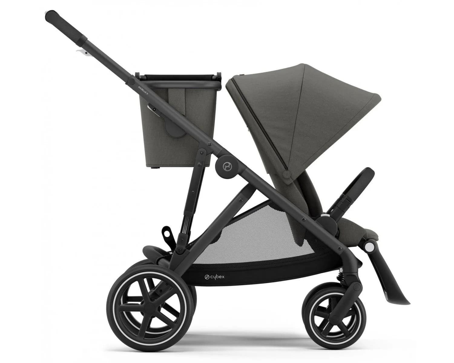 Коляска прогулочная CYBEX Gazelle S Soho grey mid grey 520002115 фото 6 Коляска прогулочная CYBEX Gazelle S Soho grey mid grey 520002115 фото 6
