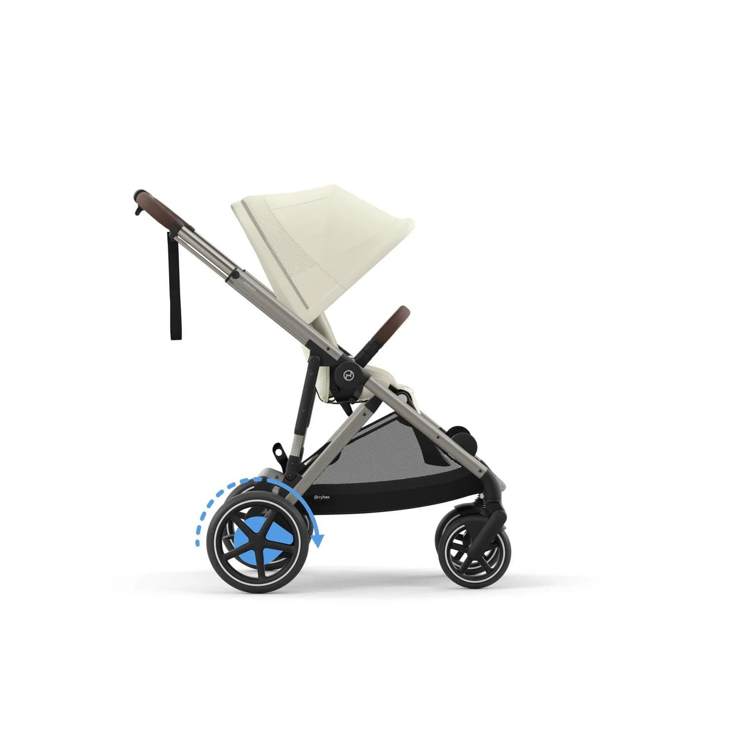 Коляска прогулянкова Cybex e-Gazelle S TPE 524000541 Seashell Beige фото 2 Коляска прогулянкова Cybex e-Gazelle S TPE 524000541 Seashell Beige фото 2