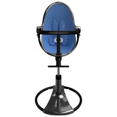 Стульчик для кормления Bloom Fresco Titanium + набор вкладышей Bloom Fresco riviera blue E10535-T-11-E10516-RBL фото 3 Стульчик для кормления Bloom Fresco Titanium + набор вкладышей Bloom Fresco riviera blue E10535-T-11-E10516-RBL фото 3