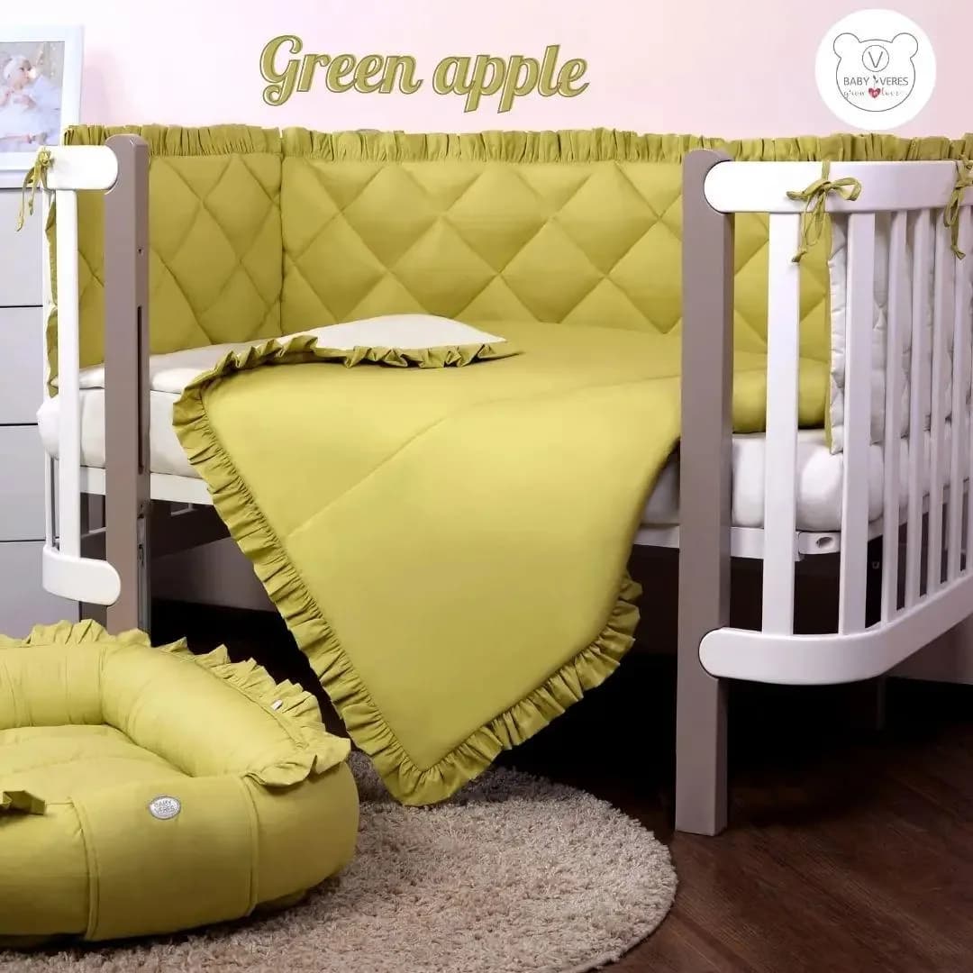 Постільний комплект Верес Macaroon Green apple 6од 219.03 фото 2 Постільний комплект Верес Macaroon Green apple 6од 219.03 фото 2