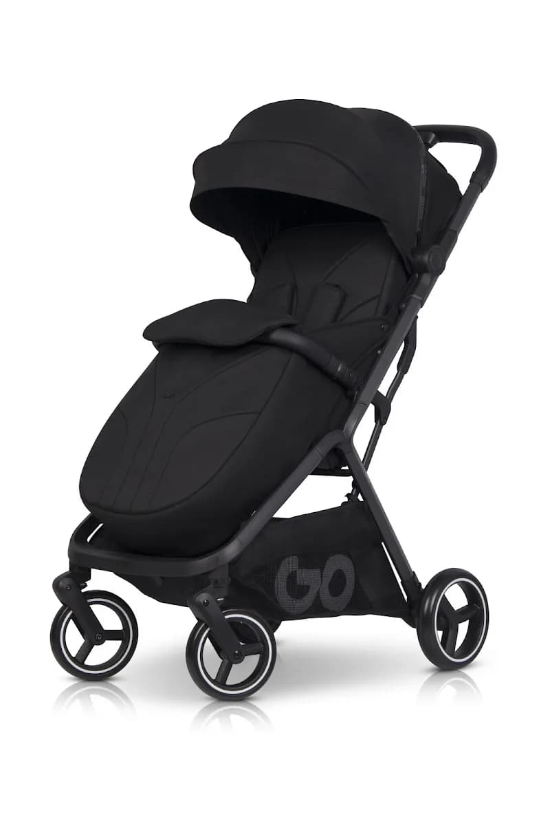 Коляска прогулочная EasyGo Hero Ebony W/EA/HERO/EB Black фото 2 Коляска прогулочная EasyGo Hero Ebony W/EA/HERO/EB Black фото 2
