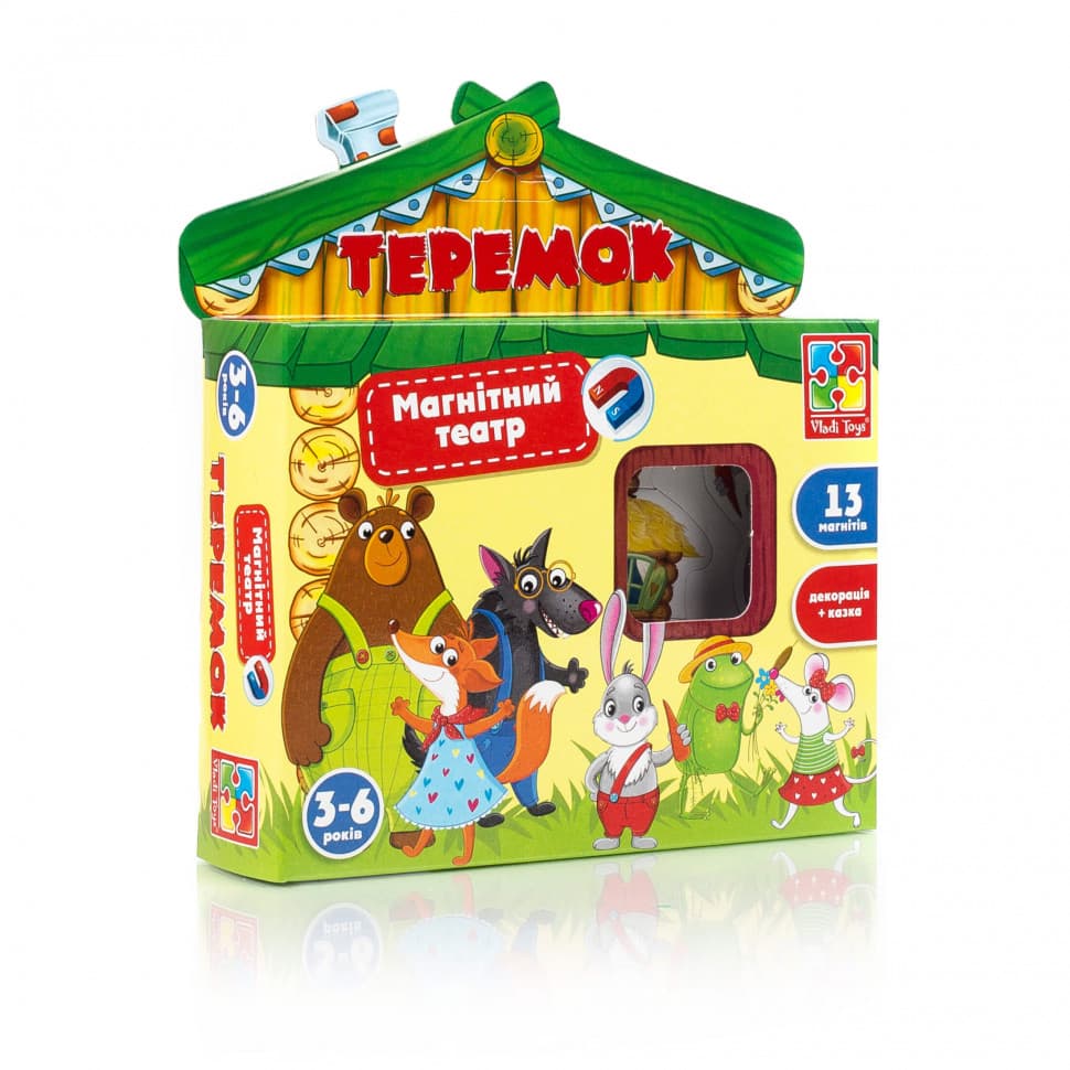 Театр магнитный Vladi Toys Теремок VT3207-03 Театр магнитный Vladi Toys Теремок VT3207-03
