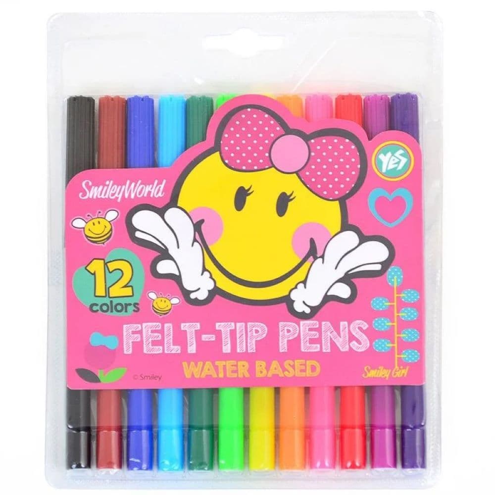 Фломастери 1Вересня Smiley World 12кол 650279 Фломастери 1Вересня Smiley World 12кол 650279
