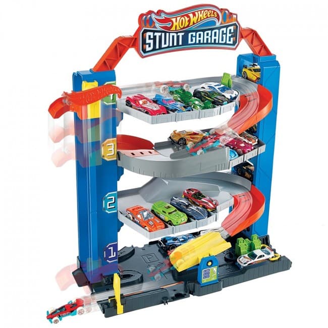 Набор Hot Wheels четырехэтажный гараж GNL70 Набор Hot Wheels четырехэтажный гараж GNL70