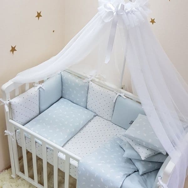Постельный комплект Маленькая Соня Baby Design Кролики 7ед 120224 Постельный комплект Маленькая Соня Baby Design Кролики 7ед 120224