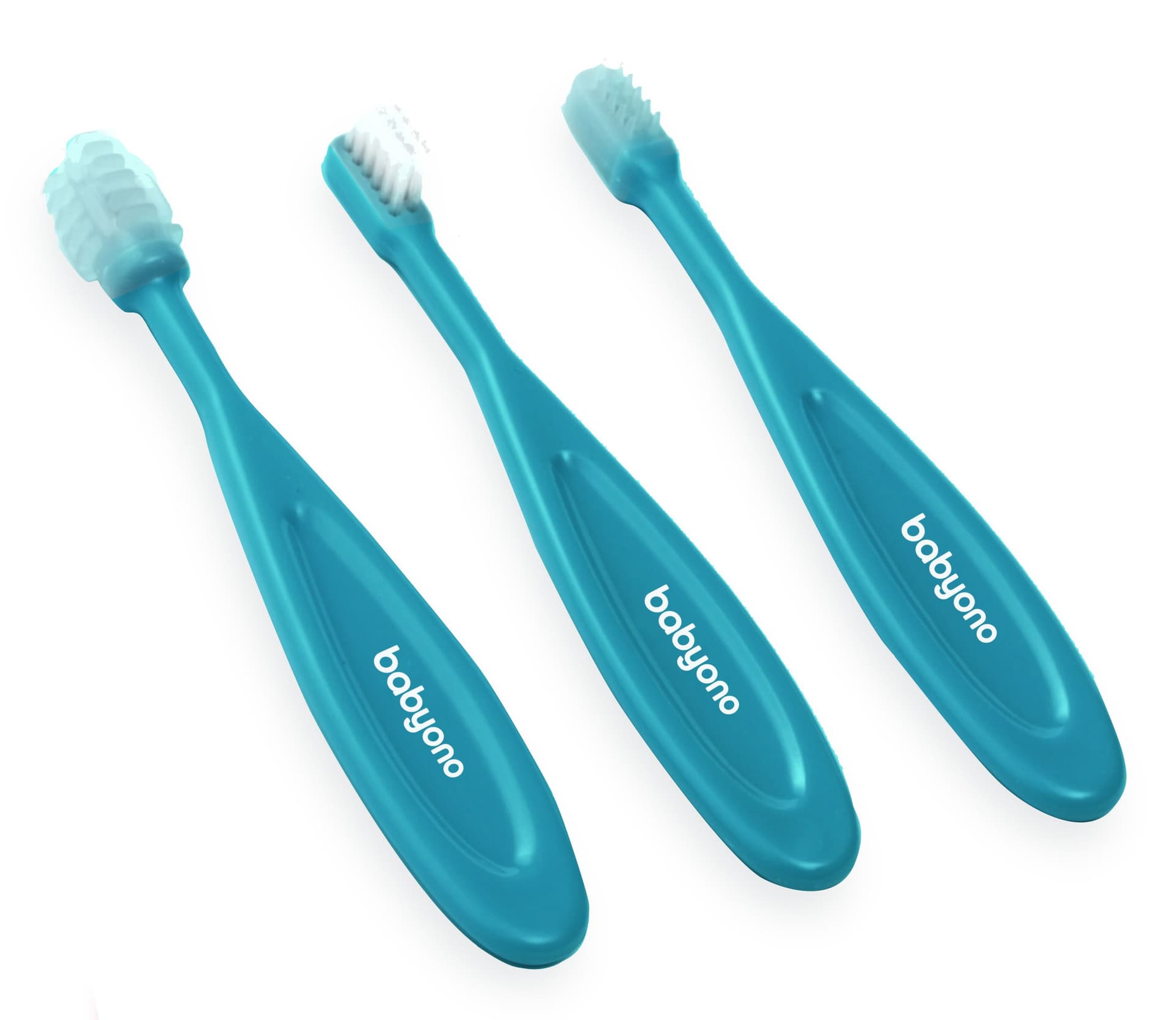Набор зубных щеток BabyOno 3шт 550 Набор зубных щеток BabyOno 3шт 550