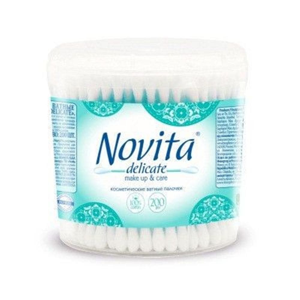 Палочки ватные Novita 160шт 41102140 Палочки ватные Novita 160шт 41102140