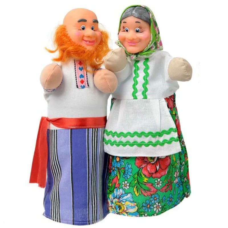 Набор кукол-рукавиц Чуди сам Дед и бабка 2 персонажаВ 071/072 фото 2 Набор кукол-рукавиц Чуди сам Дед и бабка 2 персонажаВ 071/072 фото 2