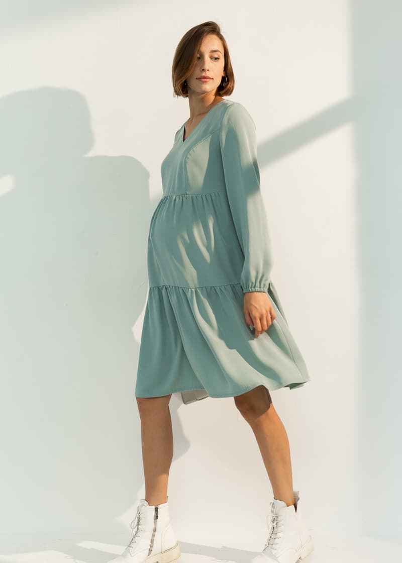 Платье для беременных и кормления S-XL Юла мама Tiffany DR-31.061 Платье для беременных и кормления S-XL Юла мама Tiffany DR-31.061