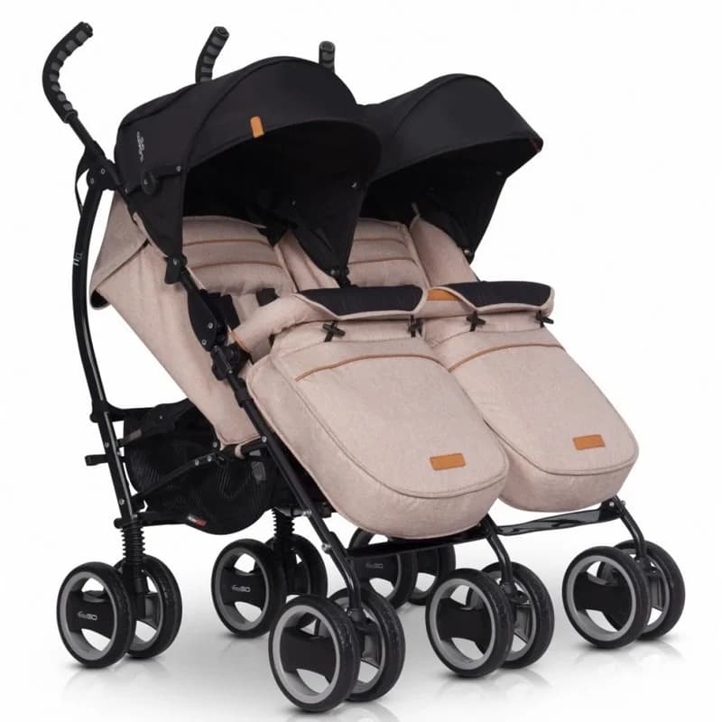 Коляска прогулянкова для двійні EasyGo Comfort Duo 9023-EGCD-07 фото 2 Коляска прогулянкова для двійні EasyGo Comfort Duo 9023-EGCD-07 фото 2
