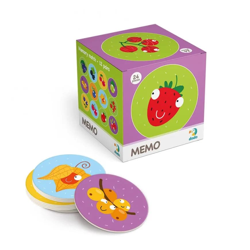 Игра настольная Dodo Мемо Ягодки 300143 фото 4 Игра настольная Dodo Мемо Ягодки 300143 фото 4