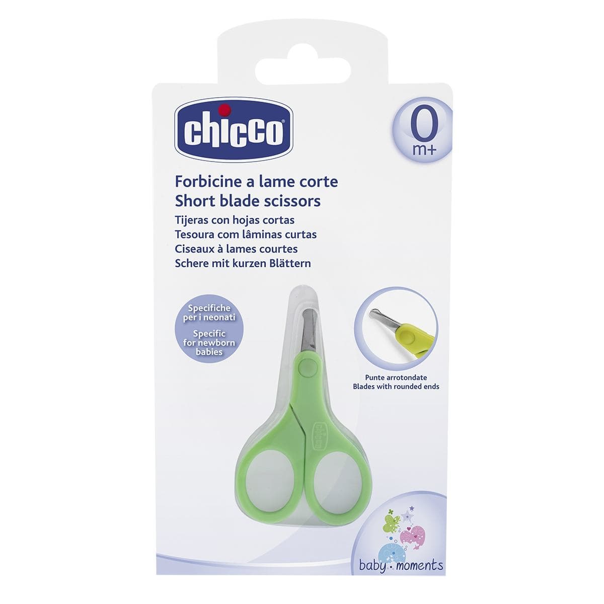 Ножницы с коротким лезвием 0+ CHICCO HGD 05913.00-Абрикосовый Ножницы с коротким лезвием 0+ CHICCO HGD 05913.00-Абрикосовый