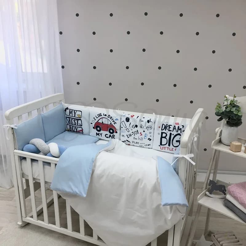 Постільний комплект Маленька Соня Арт Дизайн Машинки 6од 0239247 фото 3 Постільний комплект Маленька Соня Арт Дизайн Машинки 6од 0239247 фото 3