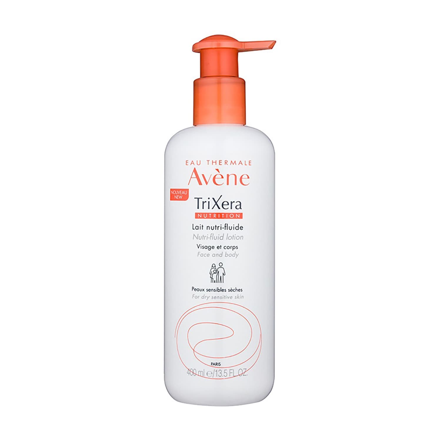 Молочко питательное для лица и тела Avene TriXera Nutrition 400мл 537101 Молочко питательное для лица и тела Avene TriXera Nutrition 400мл 537101