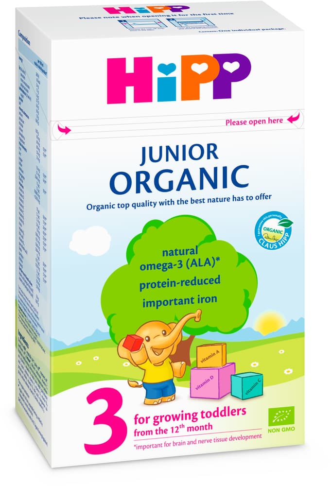 Смесь молочная HIPP Organic-3 300г 2085 Смесь молочная HIPP Organic-3 300г 2085