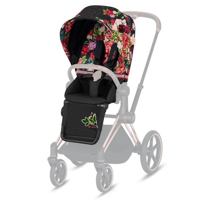 Текстиль для прогулочного блока CYBEX Priam Spring Blossom Dark 519003971 Текстиль для прогулочного блока CYBEX Priam Spring Blossom Dark 519003971