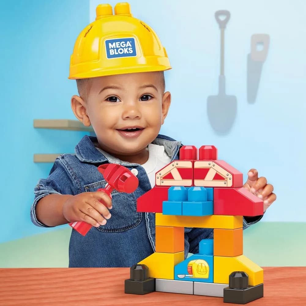 Конструктор MEGA BLOKS Маленький строитель 20дет GNT91 фото 2 Конструктор MEGA BLOKS Маленький строитель 20дет GNT91 фото 2