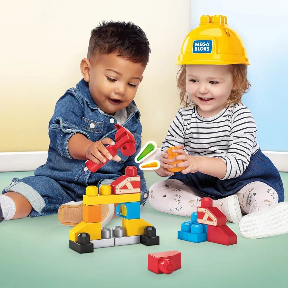 Конструктор MEGA BLOKS Маленький строитель 20дет GNT91 фото 3 Конструктор MEGA BLOKS Маленький строитель 20дет GNT91 фото 3