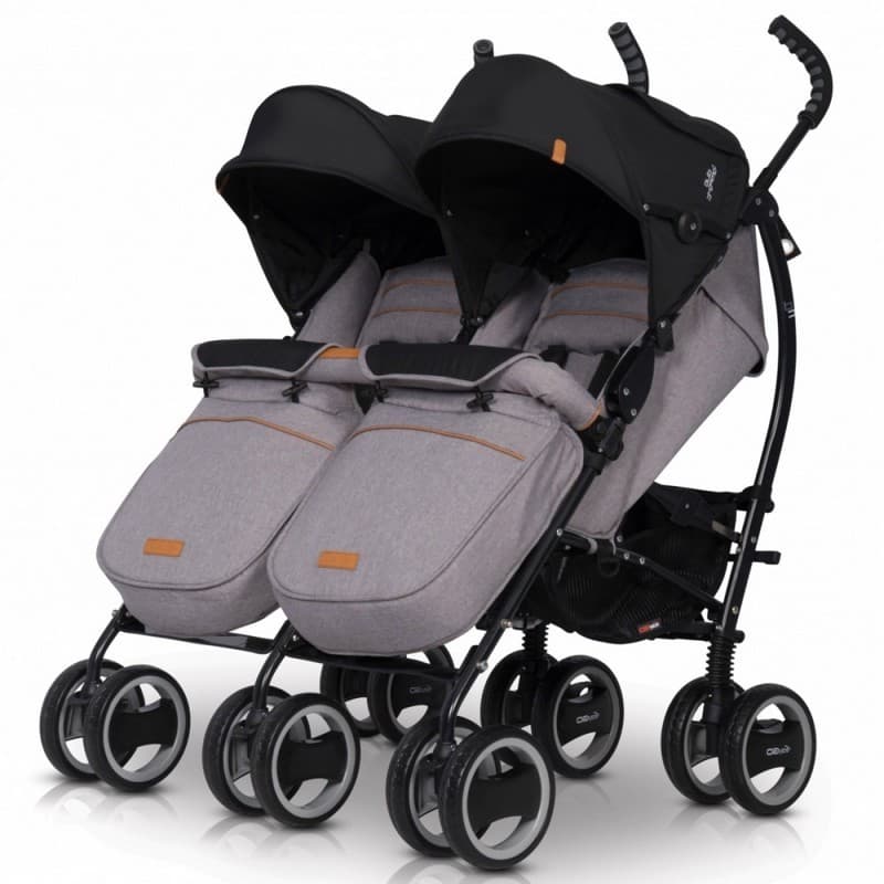 Коляска прогулочная для двойни EasyGo Comfort Duo 9023-EGCD-06 Коляска прогулочная для двойни EasyGo Comfort Duo 9023-EGCD-06
