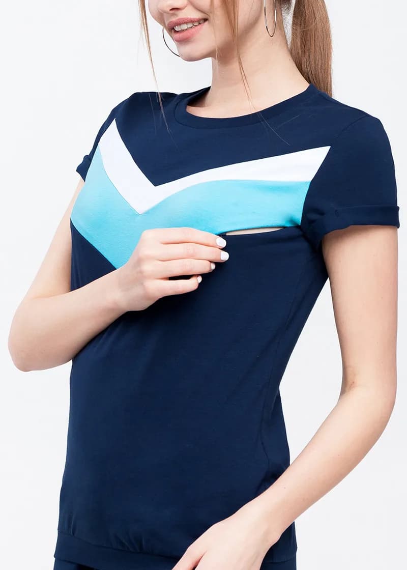 Футболка S-XL Юла мама Karo NR-21.031 фото 2 Футболка S-XL Юла мама Karo NR-21.031 фото 2