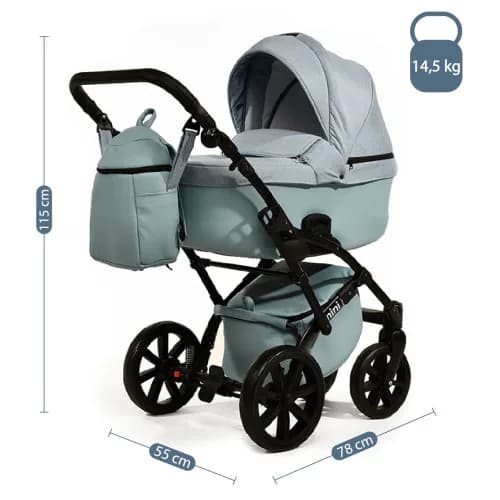 Коляска универсальная 2в1 Donatan Mini DMinBrn фото 6 Коляска универсальная 2в1 Donatan Mini DMinBrn фото 6