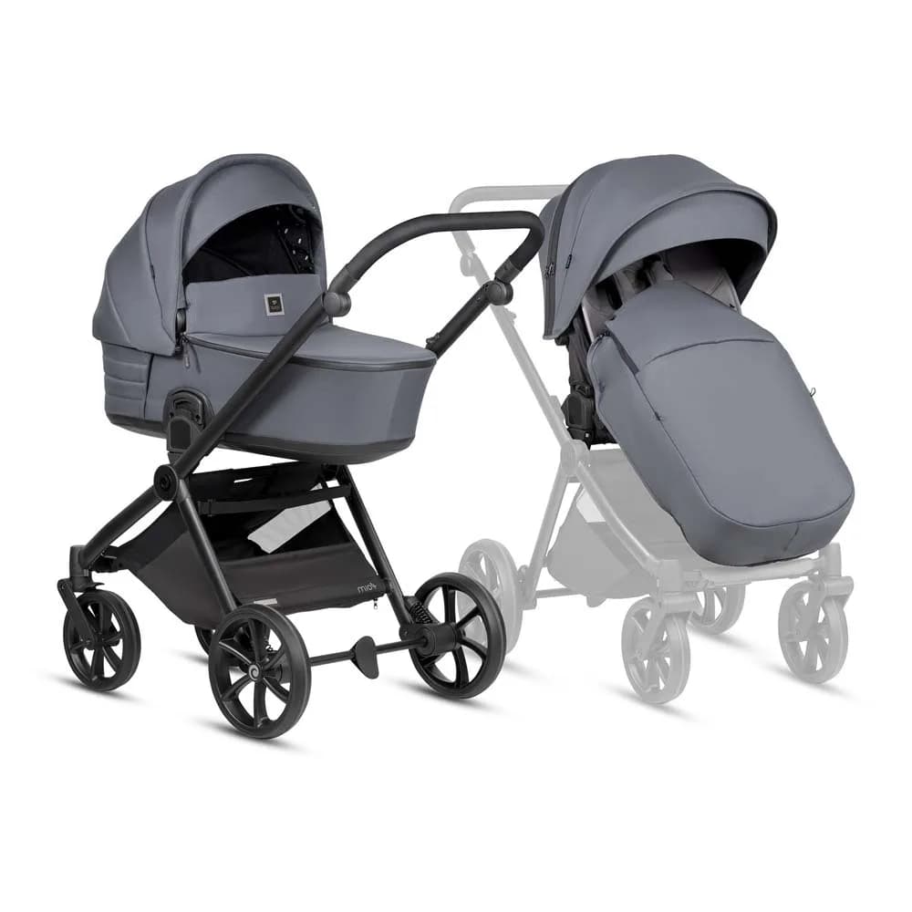 Коляска универсальная 2в1 Tutis Mio3 plus Essential 1622103 Dark Grey фото 8 Коляска универсальная 2в1 Tutis Mio3 plus Essential 1622103 Dark Grey фото 8