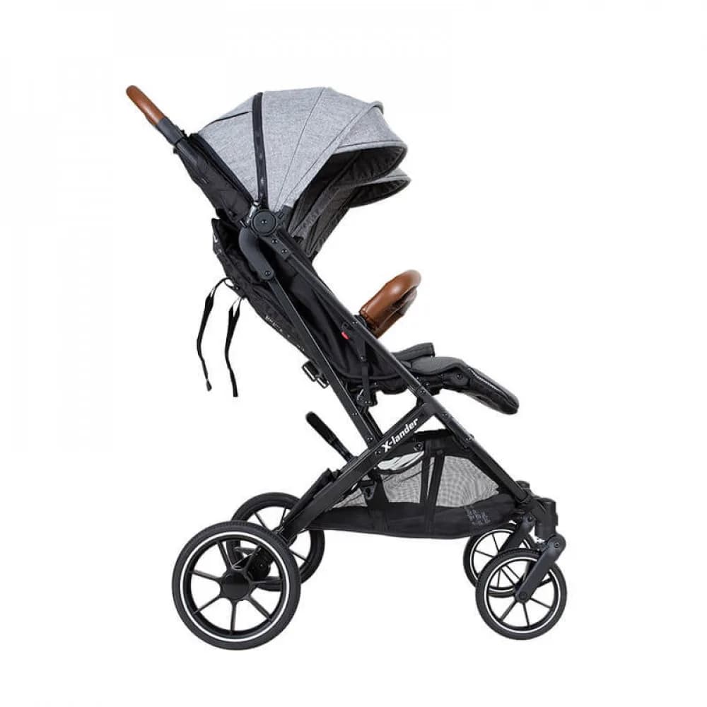 Коляска прогулочная для двойни X-LANDER X-Double Grey 0534 фото 2 Коляска прогулочная для двойни X-LANDER X-Double Grey 0534 фото 2