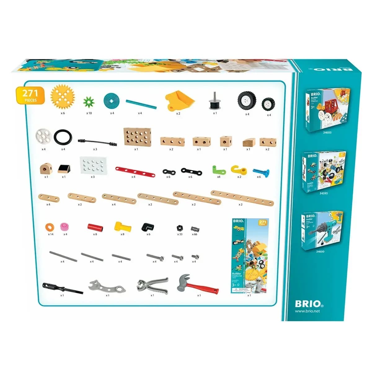 Конструктор Brio Builder 271 ел. 34606 фото 2 Конструктор Brio Builder 271 ел. 34606 фото 2
