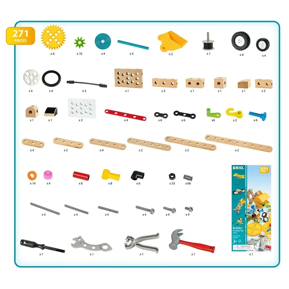 Конструктор Brio Builder 271 ел. 34606 фото 4 Конструктор Brio Builder 271 ел. 34606 фото 4