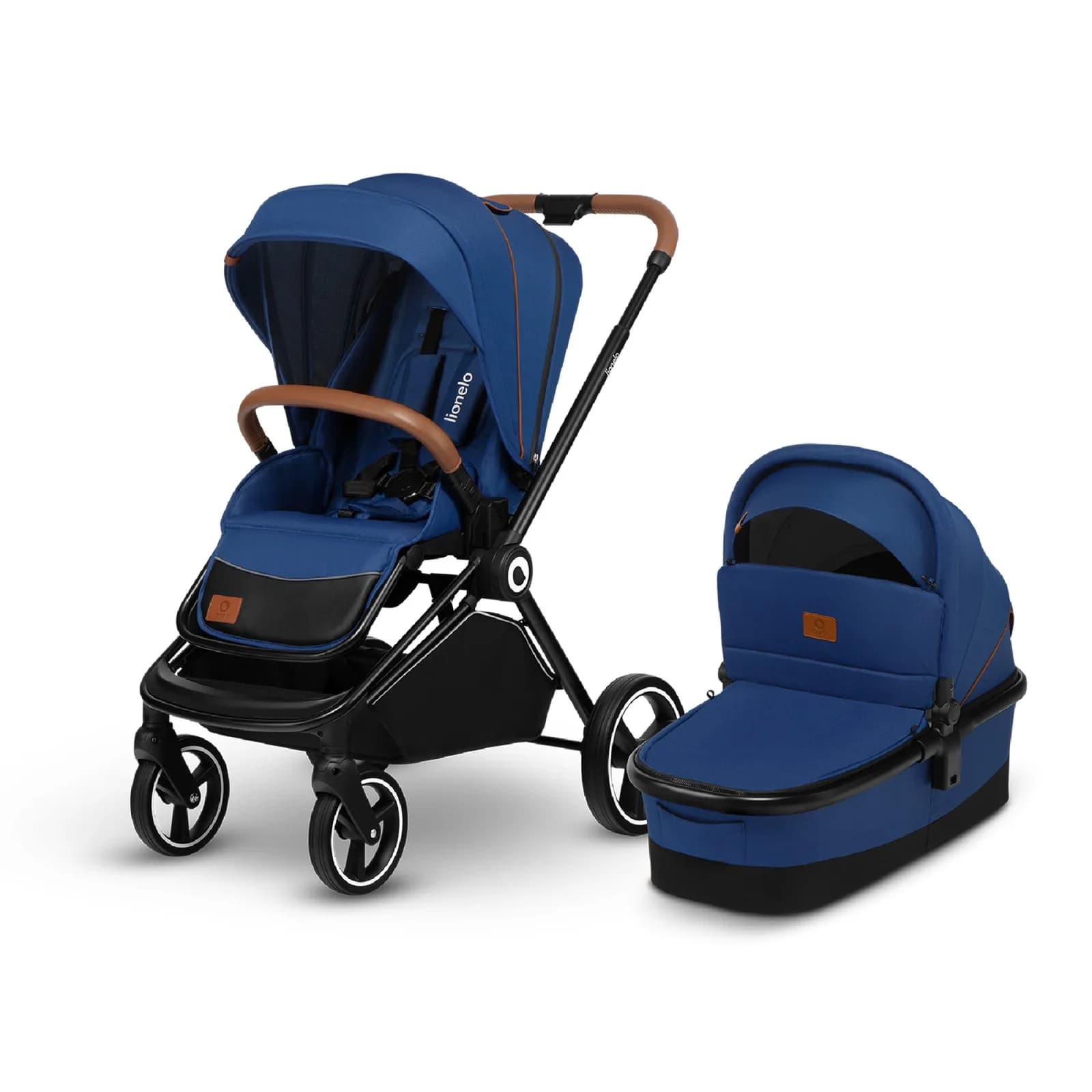 Коляска универсальная 2в1 Lionelo Mika Blue Navy LO-MIKA 2IN1 BLUE NAVY фото 7 Коляска универсальная 2в1 Lionelo Mika Blue Navy LO-MIKA 2IN1 BLUE NAVY фото 7