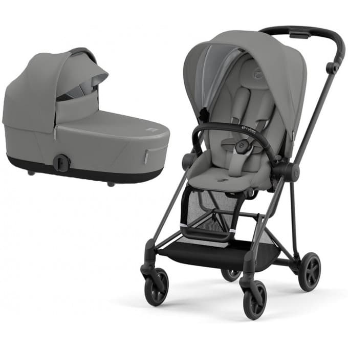Коляска універсальна 2в1 Cybex Mios 4.0 Mirage Grey/Matt Black 523000929/5 Коляска універсальна 2в1 Cybex Mios 4.0 Mirage Grey/Matt Black 523000929/5