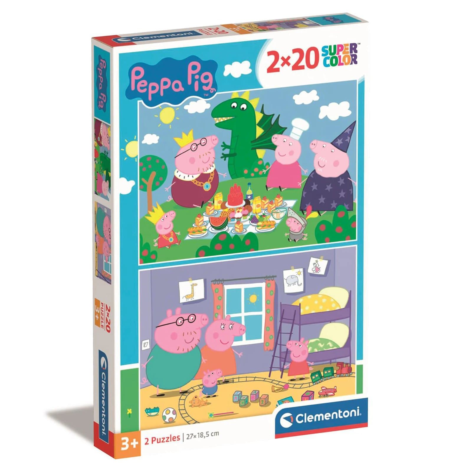 Пазл 2в1 Clementoni Peppa Pig 2*20эл 24778 Пазл 2в1 Clementoni Peppa Pig 2*20эл 24778