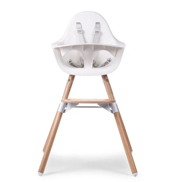 Стул для кормления Childhome Evolu 2 c бампером natural/white CHEVOCHNW фото 3 Стул для кормления Childhome Evolu 2 c бампером natural/white CHEVOCHNW фото 3