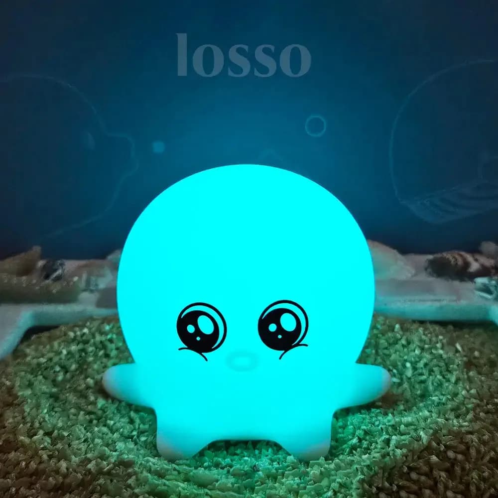 Ночники силиконовые Losso Водный мир 6шт LJC-190 фото 6 Ночники силиконовые Losso Водный мир 6шт LJC-190 фото 6