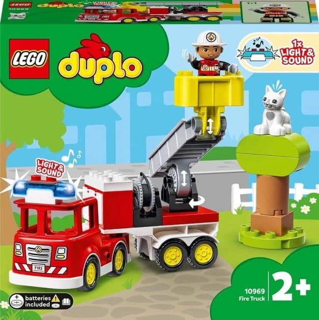 Конструктор Lego Duplo Пожарный автомобиль 21дет 10969 Конструктор Lego Duplo Пожарный автомобиль 21дет 10969
