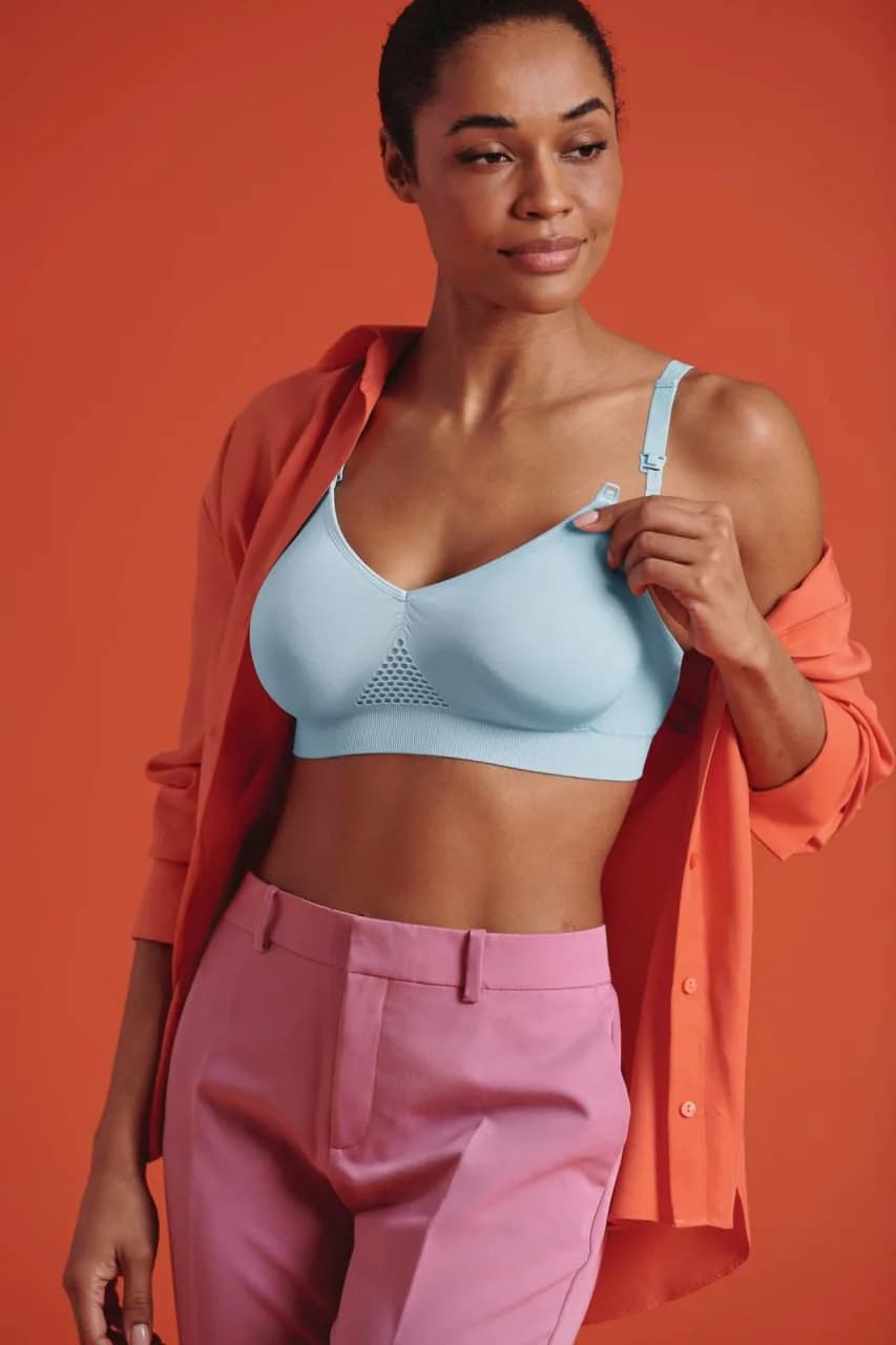 Топ бесшовный для кормления Anita Seamless 5096-Мятный фото 4 Топ бесшовный для кормления Anita Seamless 5096-Мятный фото 4