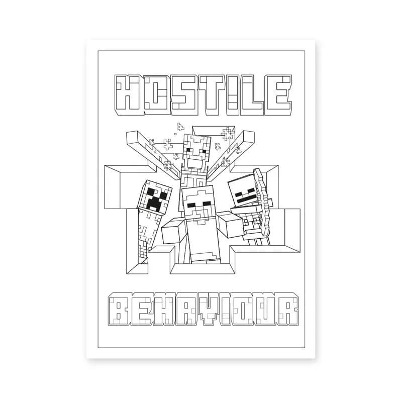 Розмальовка Yes Minecraft 742915 фото 2 Розмальовка Yes Minecraft 742915 фото 2