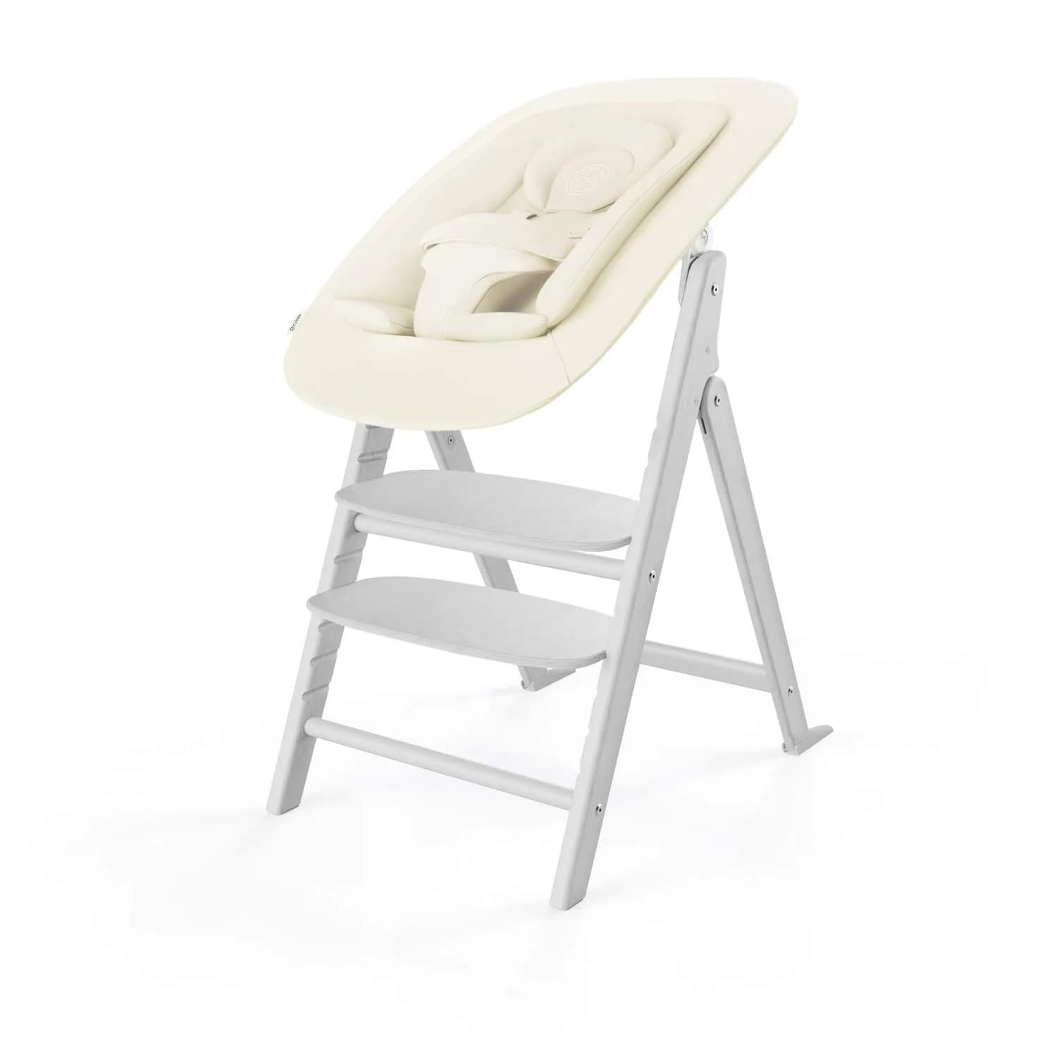 Стільчик для годування Cybex Click&Fold 4в1 524000857 All White фото 2 Стільчик для годування Cybex Click&Fold 4в1 524000857 All White фото 2