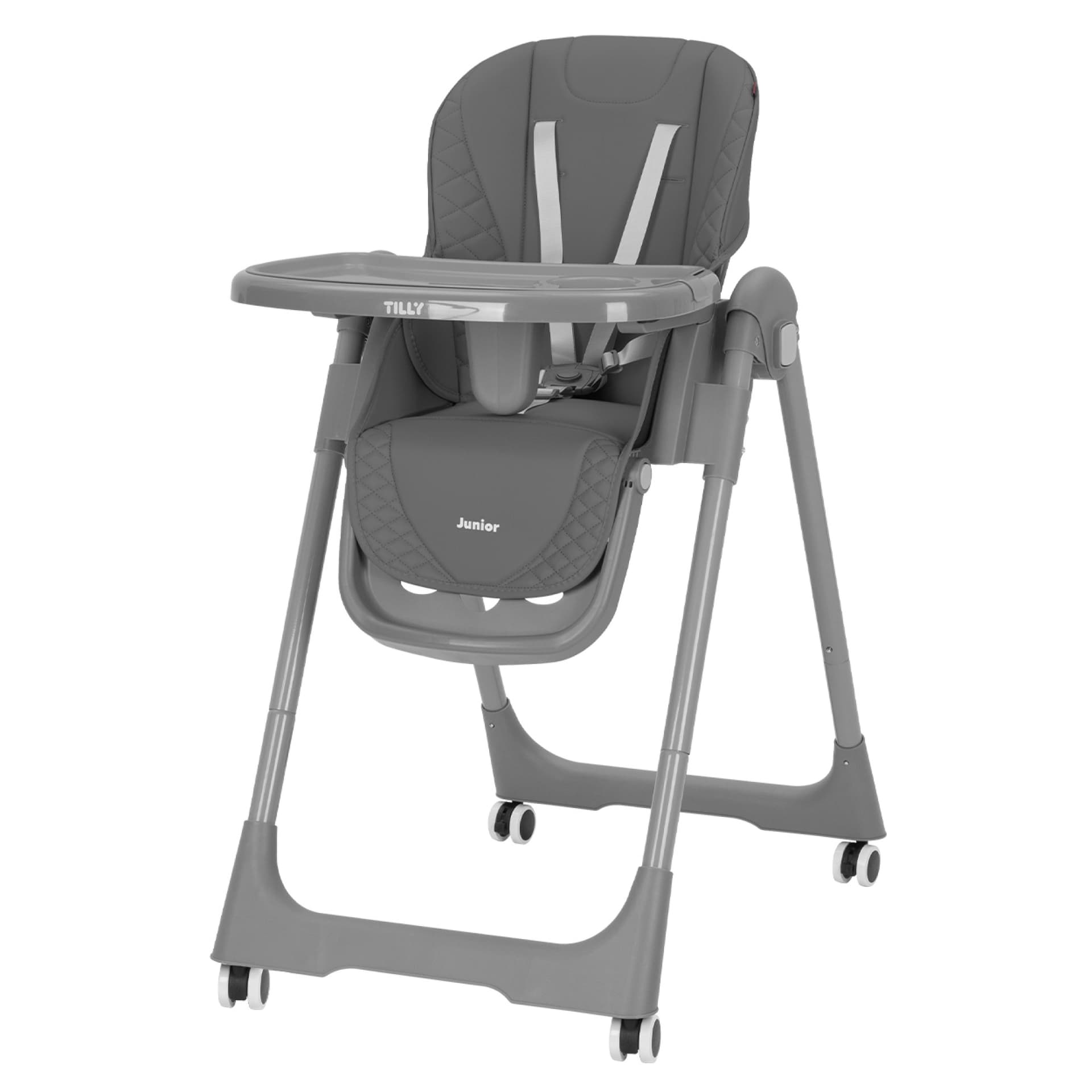 Стільчик для годування CARRELLO Junior CRL-1412 Dark Grey Стільчик для годування CARRELLO Junior CRL-1412 Dark Grey