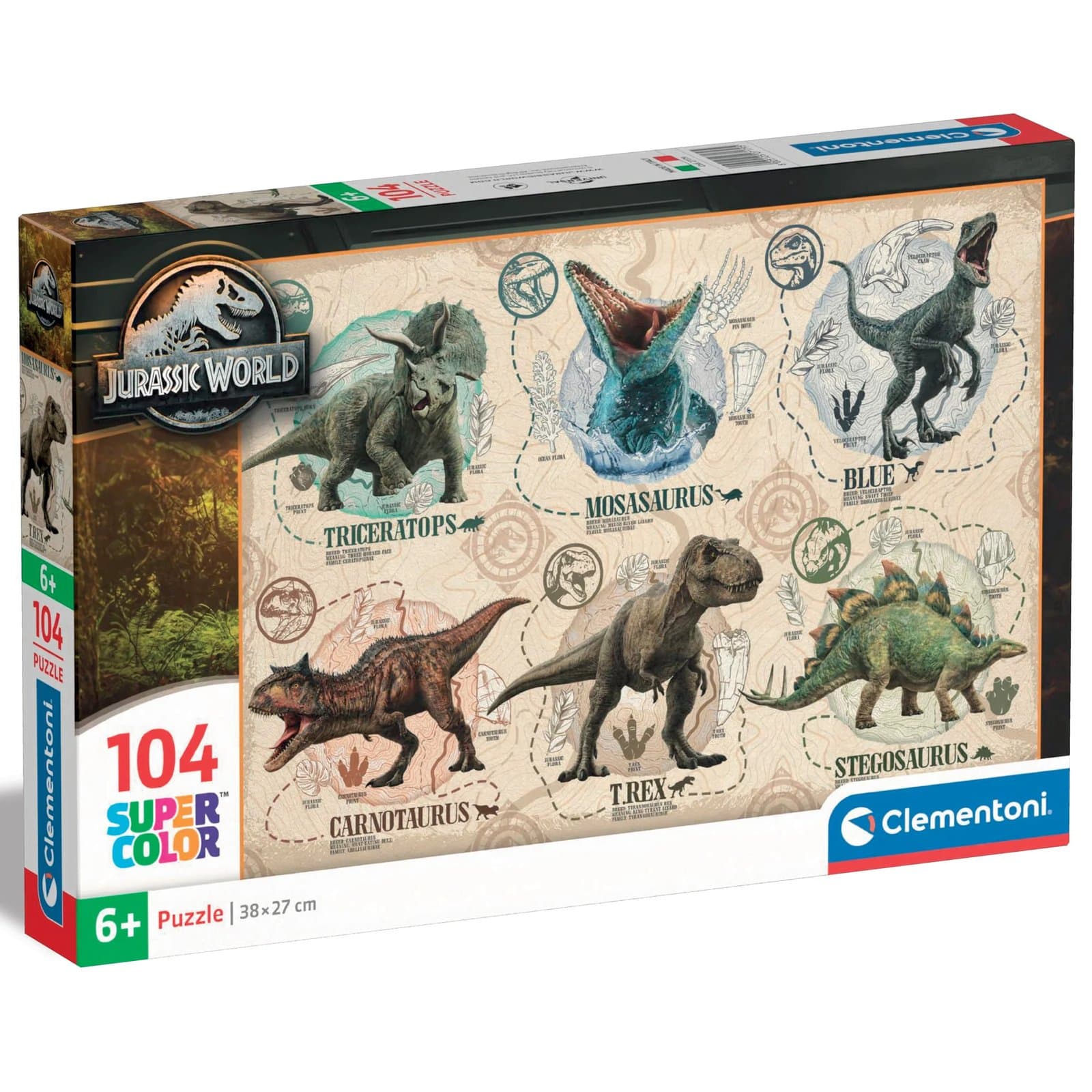 Пазл Clementoni Jurassic World 104ел 27179 Пазл Clementoni Jurassic World 104ел 27179